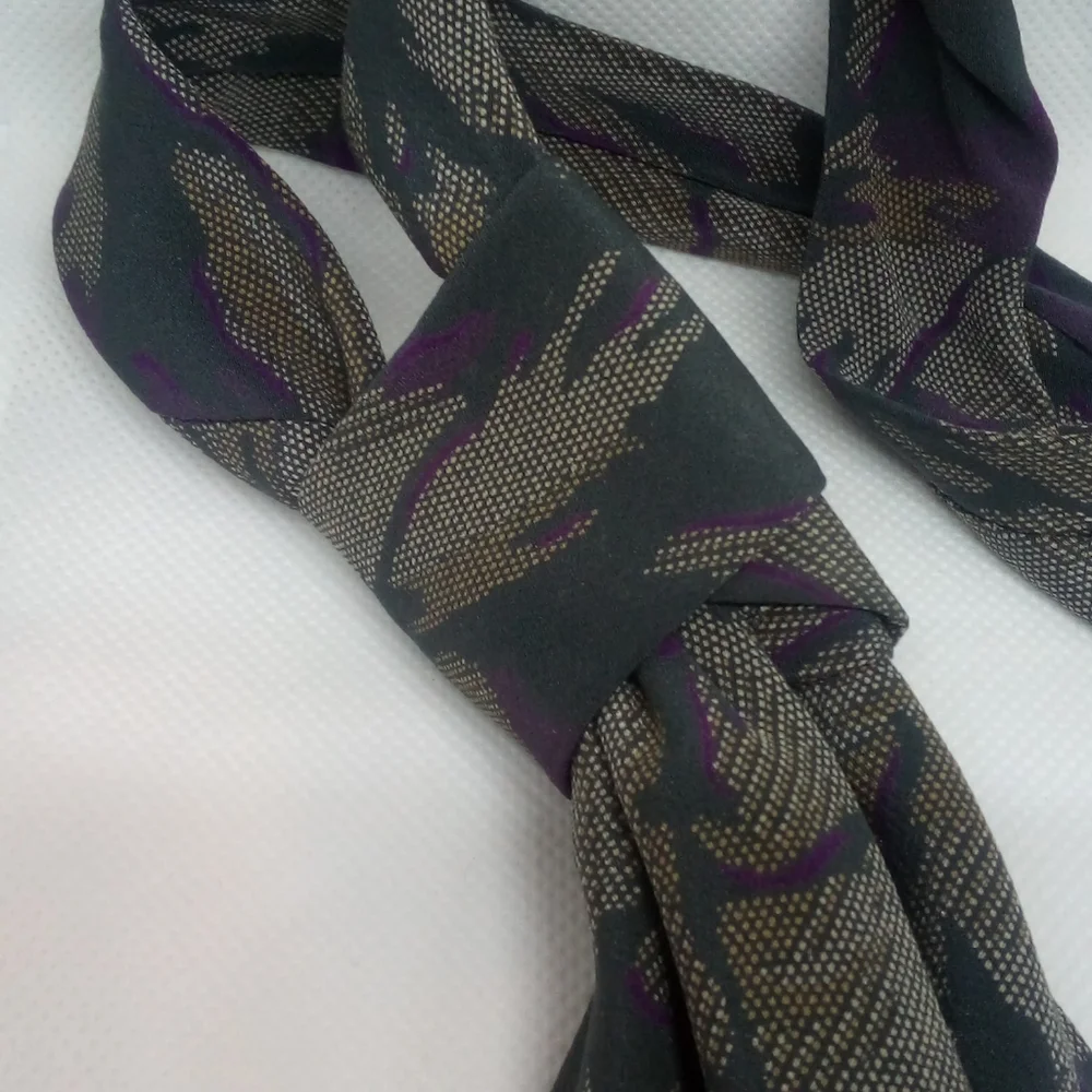 Giorgio armani Grey Silk Tie
